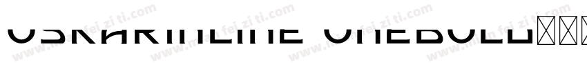 oskarinline onebold字体转换